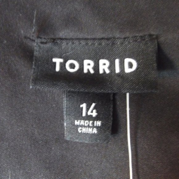 NWT Torrid Floral Off Shoulder Swing Dress Size 14 - Picture 6 of 6